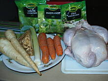 Fot. szakal, zupa z kurczaka  na mróz  ala flaczki