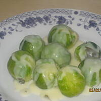 Brukselka z bialym sosem