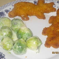 Brukselka z bialym sosem