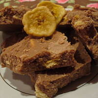 Blok czekoladowo-kakaowy z bakaliami-Kizi