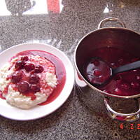 Sos do slodkich potraw sanelli - rote Gruetze