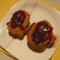 owocowa rozkosz-placuszki kiwi z sosem malinowym