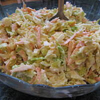 Sałatka z kapusty włoskiej wg Marty na obiad