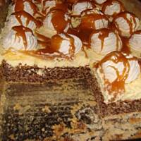 Ciasto toffi z bezami