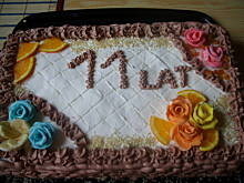 Fot. agness, torcik jabłkowo smietanowo czekoladowy