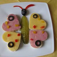 Kolorowe kanapki dla dzieci