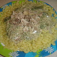 Obiadowy przysmak z kury z pieczarkami