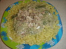 Fot. czekoladka145, Obiadowy przysmak z kury z pieczarkami