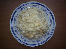 Fot. Kasia_W, Sałatka z makaronem ryżowym i kukurydzą