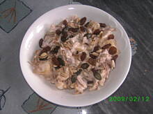 Fot. skopolendra, Salatka  z kurczaka energetyczna