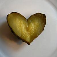 Ogórkowe serca na Walentynki
