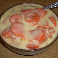 Marchewka w sosie śmietanowym wg Różyczki