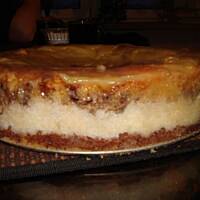 Ciasto z jabłkami i chałwą