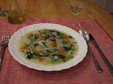 Fot. anna702, Zupa szpinakowa z ryzem
