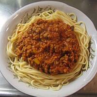 Spagetti z mielonym miesem po mojemu