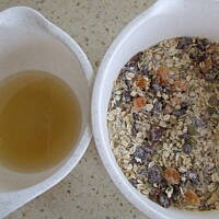 Batoniki owsiane z bakaliami