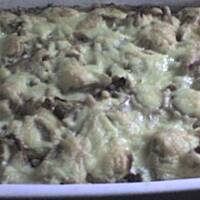 Ziemniaki zapiekane z kielbasa i grzybkami wg kule