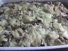 Fot. kuleczka, Ziemniaki zapiekane z kielbasa i grzybkami wg kule