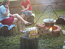 Fot. Lucjan, Bogracz w kociołku nad ogniskiem   pychaaa