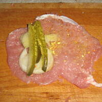 zrazy zawijane ze schabu