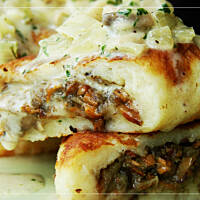 Wegetariańskie farszynki z grzybami