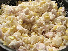 Fot. Majka2, Pyszna sałatka z wędzonym kurczakiem