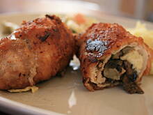 Fot. kasiul_a, Szwajcar ze schabu z serem pleśniowym i grzybkami