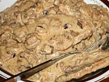 Fot. Zawislaczka, Schab w śmietanie z pieczarkami i boczkiem