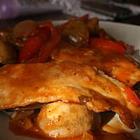 Diabelski kurczak w sosie miodowo-keczupowym