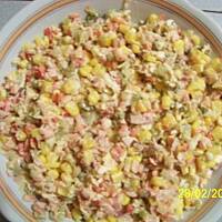 Sałatka z udkiem wedzonym