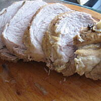 Szynka duszona w żurawinie Marty na obiad