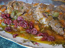 Fot. martikoziolek, Szynka duszona w żurawinie Marty na obiad