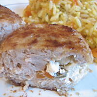 Roladki drobiowe z serowym nadzieniem