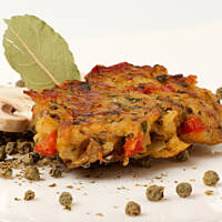 Placuszki serowo-pieczarkowe