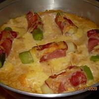 Zapiekane PORY z Bekonem i Serem