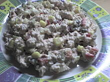 Fot. agulinia, Kolorowa sałatka z tuńczyka