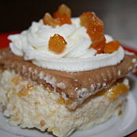 Pyszne ciacho brzoskwiniowo - cytrynowe na zimno