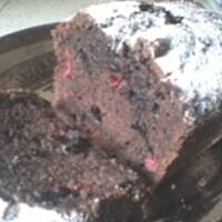 Murzynek z owocami - przepyszny