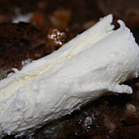 Bakaliowe szaleństwo w kakaowym cieście z lodami