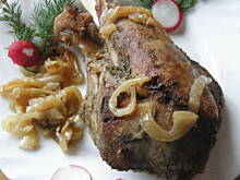 Fot. Pola42, Protal - podudzie indycze zapiekane z cebulą