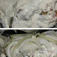 Protal - podudzie indycze zapiekane z cebulą