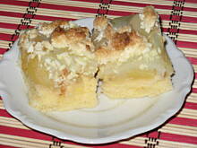 Fot. elkab, Biszkopt z jabłkami i kruszonką kokosową