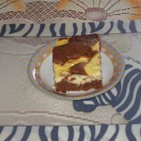 ciasto z serem w łaty