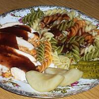 Pierś pieczona w sosie śliwkowym wg Różyczki