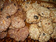 Fot. nutella, Ciasteczka owsiano- rodzynkowe bez cukru