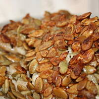 Chrupiący kurczak w panierce z pestek dyni