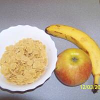 Dietetyczna sałatka z płatkami