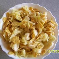 Dietetyczna sałatka z płatkami