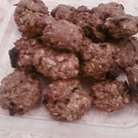 Zdrowe Bogate ciasteczka owsiane