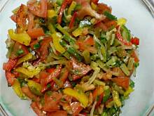 Fot. niebieska-różyczka, Sałatka obiadowa wg Różyczki